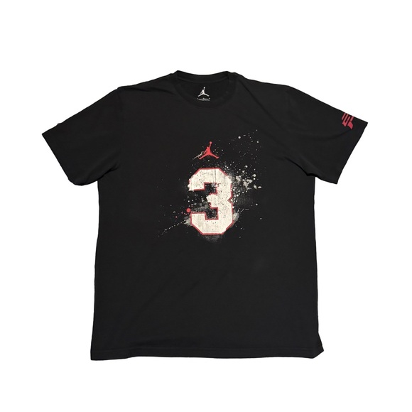 Jordan CP3 Chris Paul Number 3 Black Dri-Fit T-shirt - Picture 1 of 4